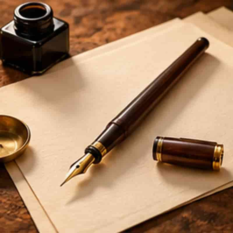 صورة كتالوج أصلية لعنصر قلم خط عربي