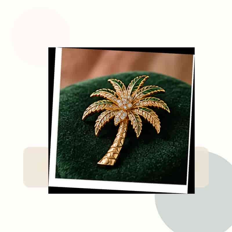 Original catalog image for Polished Palm Brooch