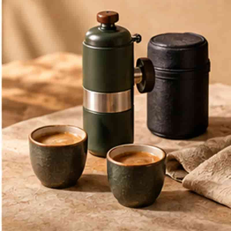 صورة كتالوج أصلية لعنصر عدة إسبرسو محمولة